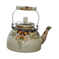thumbnail image 2 of Lipstore Enamel Tea Kettle Comfortable Grip Water Pitche for Kitchen for Friend Decor B, 2 of 8