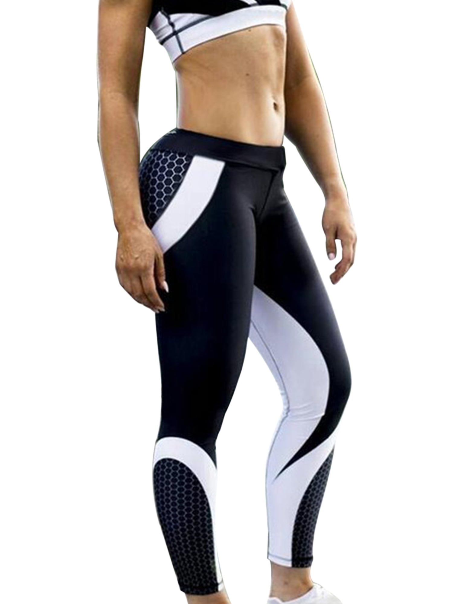 Women Sport Compression Fitness Leggings Jogging Yoga Gym Pants Workout Trousers 