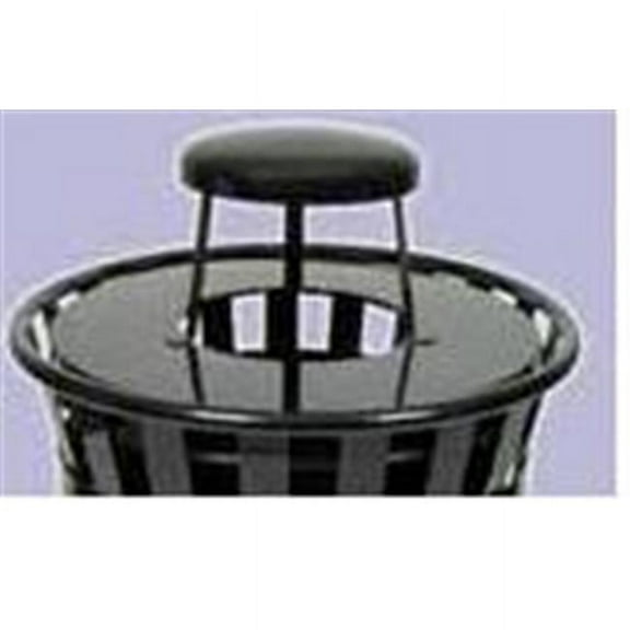 Oakley Collection Rain Cap Lid for 24 Gallon Receptacle Color: Black