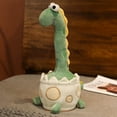 thumbnail image 5 of Happy Date 25cm Glowing Dancing Dinosaur Toy Repeats What You Say Talking Wriggle Singing Mimicking Twisting Light Up Interactive Animated Toy Speaking Plush Gift for Kids, 5 of 8
