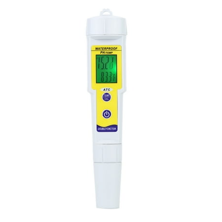 Waterproof Ph Meter - Professional Mini Pen-Type High Precision with Removing Automatic Correction Waterproof Acidity Meter Portable pH Meter Water Quality Analysis Device
