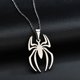thumbnail image 1 of 1pc Spider Design Pendant Stainless Steel Necklace For Men Gift Daily Decoration Fivean unisex, 1 of 2