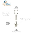 thumbnail image 4 of Big Blue by Roland Whale Shark Keychain, Shark Key Ring, 4 of 8