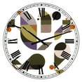 thumbnail image 1 of DesignArt Bended Knee Large Wall Clock, 1 of 2