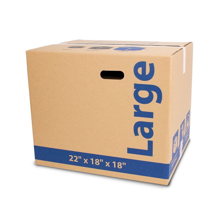Pen Gear Large Recycled Kraft Moving And Storage Box 22l X 18w X 18h Walmart Com Walmart Com