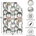 thumbnail image 3 of Dreamtimes Cute Penguin Kitchen Dish Towel 1 Pack, Soft Absorbent Dishcloths Reusable Hand Towel Washable Tea Towels for Home Kitchen Bar Table Decor, 28 x 18 Inch, 3 of 7