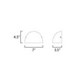 thumbnail image 2 of 52122BK/PHC Maxim Lighting Pathfinder - 7 Inch 15W 1 LED Outdoor Wall Mount with Photocell-Black Finish, 2 of 5
