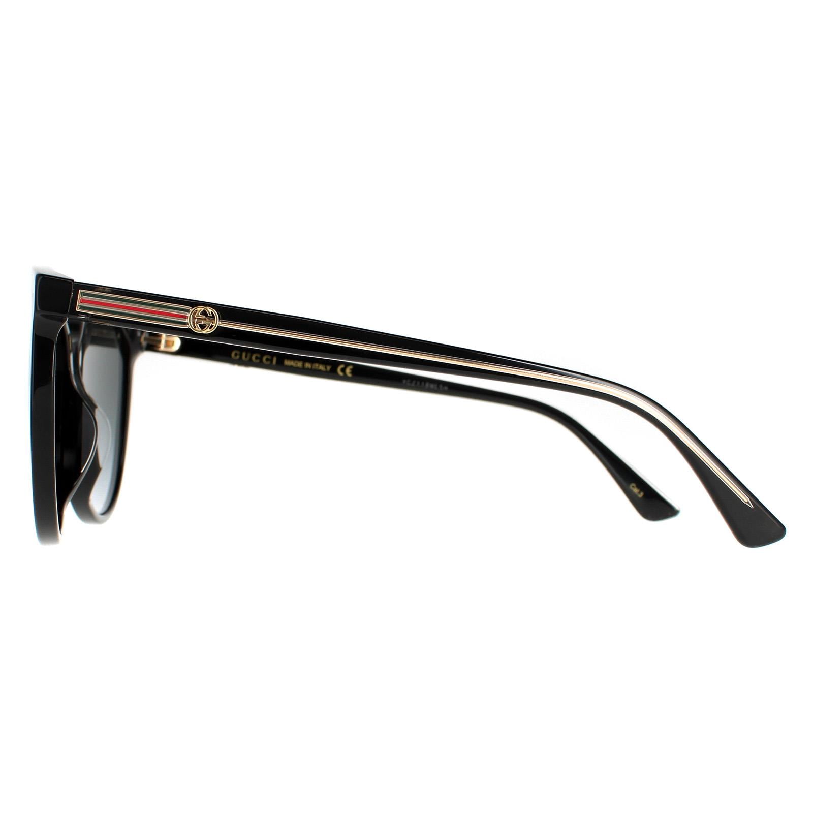 GUCCI グッチ サングラス GG0377SKN 001 上品 手元在庫あり Gucci Sunglasses GG0377SKN 001 Black Gray Gradient - Walmart.com