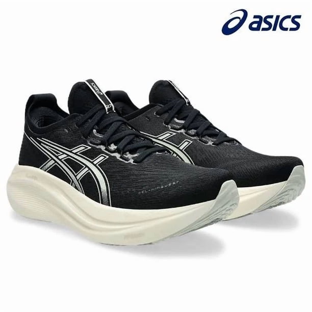 ASICS Men's Running Shoes GEL-NIMBUS 27 EXTRA WIDE Black/Lake Grey 1011B957-002
