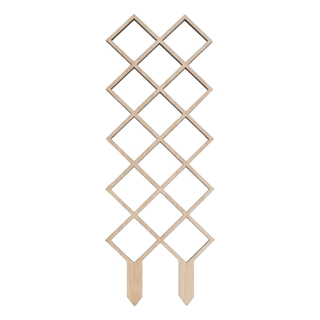 Leojiow pour Intérieur Petit Pot en Bois avec Couche de Protection Vignes et Design de Forme Géométrique 41Cm Utilitaire