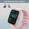 thumbnail image 3 of VILINICE Smart Watch for Women Men, Smartwatch Compatible with Android and iPhone, IP68 Waterproof, Fitness Tracker, 100+ Sport Modes, Smart Watch with Bluetooth Call(Answer/Make Calls), Pink, 3 of 6