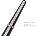 thumbnail image 3 of baomifa-Black Plastic Ring Sizer Gauge Set Ring Mandrel Measuring Stick Jewelry Making Tools 0-13 US Size UK Finger Sizing Loop Ring Tools, 3 of 4