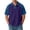 Royal Blue, variant on GrmtClth Mens Polo Shirts Trendy Casual Patchwork Denim Tops Contrast Collared Golf Shirt Half Sleeve Comfy Workout Baseball Tee Light Purple S