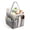 Grey-Single, variant on Lyxbone 9 Pocket Hanging Mesh Shower Caddy Portable Quick Dry Toiletry Bag Travel Gym