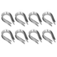thumbnail image 3 of Wire Rope Thimble, Stainless Steel Cable Rigging Tools for Shipbuilding Industry, 50Pcs, 3 of 7