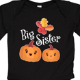 thumbnail image 4 of Inktastic Big Sister Pumpkins with Fall Leaves Girls Long Sleeve Baby Bodysuit, 4 of 5