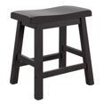 thumbnail image 2 of Weston Home Ashby 18-inch Backless Stools, Set of 2, Black Sand-Through Finish, 2 of 8