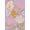 Purple, Pattern 5, variant on ODIKA 4'x6' Yellow Pink Golden Floral Bliss Washable Area Rug Botanical Elegance with Vintage Charm for Home Office, Under Desk, Non-Slip Chair-Friendly, Flatwoven