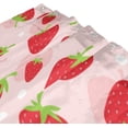 thumbnail image 3 of Coolnut Strawberry and White Dot Bath Shower Curtain Liners 60x72in 100% Polyester Waterproof Bath Curtain with Hooks, 3 of 6