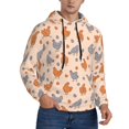 thumbnail image 2 of Fotbe Men's Hoodie with Funny Chicken Pattern - Kangaroo Pocket Pullover Hooded Sweatshirt, Perfect for Daily Wear, Travel, and Home-X-Large, 2 of 7