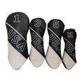 thumbnail image 1 of Lipstore 4 Pieces Golf Driver Covers Mallet Putter Covers for Golf Enthusiasts Hybrid Black, 1 of 8