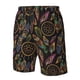 thumbnail image 4 of Fotbe Decorative Feathers Trajes de Baño Estampados para Hombre, Shorts de Verano de Secado Rápido, Ropa de Playa, Bañadores-Medium, 4 of 6