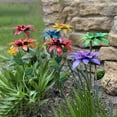 thumbnail image 4 of Metal Daylily Flower Garden Stakes Iron Crafts Hand Forged Metal Garden Art Mother's Day Gift Home Decoration Jardin, 4 of 7