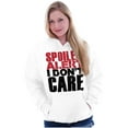 thumbnail image 3 of Spoiler Alert Rude Sarcastic Humor Hoodie Sweatshirt Women Men Brisco Brands S, 3 of 6