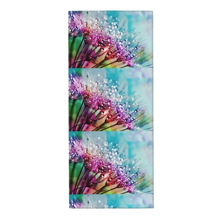 

Home Towels Dew And Rainbow Absorbent Hanging Hand Towel Small Bath Towel Decorative Kitchen Dish Guest Towel For Spa Gym Hote 12x27.5in