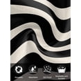 thumbnail image 7 of Black Beige Striped Cloth Napkins Set of 6 Reusable Dinner Napkins, Vintage Geometric Line Simple Cocktail Napkin Washable Table Napkins for Wedding/Holiday Party/Baby Shower 20"x20", 7 of 7