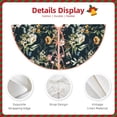 thumbnail image 3 of Haiem Watercolor Floral Pattern Christmas Tree Skirt Merry Christmas Party Christmas Tree Decoration,New Year Decorations-30", 3 of 6