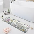 thumbnail image 7 of Coolnut Wildflower Bath Mat, Dry Quickly Non Slip Absorbent Bath Rug, Soft Living Room Bedroom Home Floor Mats, Bath Mats for Bathroom, Tub and Shower 20" x 39" Home Decor, 7 of 7