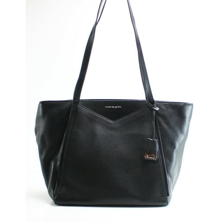 Michael Kors Whitney Ladies Large Black Leather Tote Bag 30S8SN1T3L001