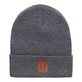 thumbnail image 5 of Texas Armidillo Embroidered 12 Inch Knitted Long Beanie - Dk Grey OSFM, 5 of 5