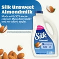 thumbnail image 4 of Silk Dairy Free, Gluten Free, Unsweet Almond Milk, 96 fl oz Bottle, 4 of 15