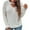 White, variant on Aoochasliy Womens Sweaters Pullover Clothes Trendy Casual O-Neck Solid Knitted Sweater Tops