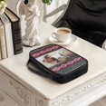 thumbnail image 2 of FKELYI American Tribal Running Horse Print PU Leather Bible Cover Lightweight Church Bible Bag with Zipper Pocket Dust-Proof Book Organizer Holder for Prayer Study Christian Bag, 2 of 6