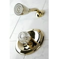thumbnail image 2 of Kingston Brass KB538SO 7.75 in. Heavy Duty Shower, Brushed Nickel, 2 of 6