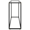 thumbnail image 2 of vidaXL Table Console Transparent 120x35x75 cm Verre Trempé, 2 of 4