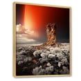 thumbnail image 2 of Designart "Rainbow Monochrome happiness" Landscape & Nature Floater Framed Wall Art Living Room, 2 of 7