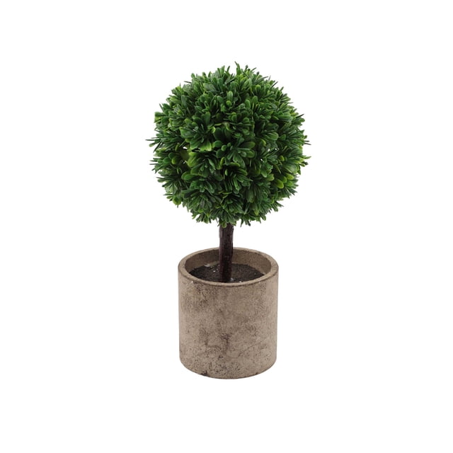 Artificial Plants Simulation Potted, Home Office Decoration Fake Greenery, Low Maintenance Decor for Desk Shelf, Plastic