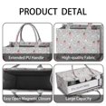 thumbnail image 4 of Large Capacity Tote Bag,Princess Unicorn Butterfly Pattern Handbag Fashion Luxury Tote Bag,15.7"x13"x 5.1" Inches,Laptop Compatible, 4 of 6