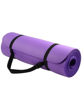 BalanceFrom GoYoga All-Purpose 1/2-Inch Extra Thick High Density Anti-Tear Exercise Yoga Mat with Carrying Strap