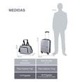 thumbnail image 3 of Maleta de Mano de 20 Pulgadas Rigida Expandible Con Neceser Impermeable Carry On, 3 of 8