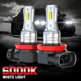 thumbnail image 5 of 2x 6000K White H11 12V LED Fog Light Bulb Replacement H8/H9 Fog Lights Plug&Play, 5 of 10