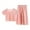 Pink, variant on ZACPNCV Girls 2 Piece Outfits Kids Short Sleeve T Shirts Wide Leg Pants Clothing Sets Black 10-12 Years