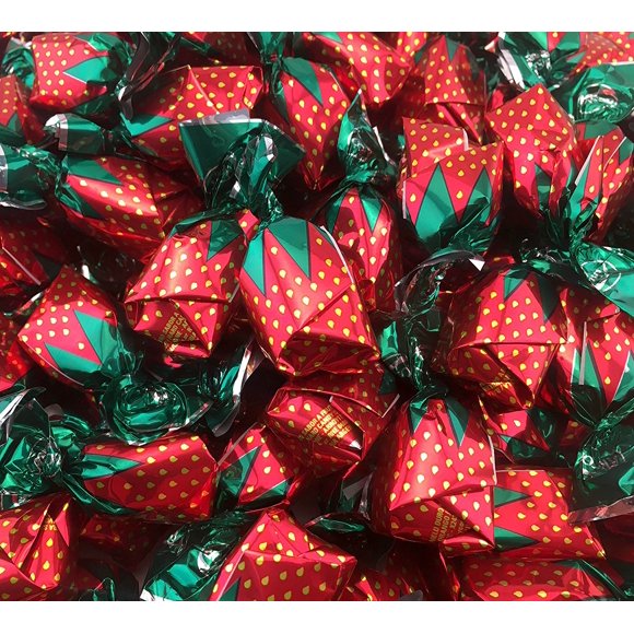 Strawberry Hard Candy Soft Center