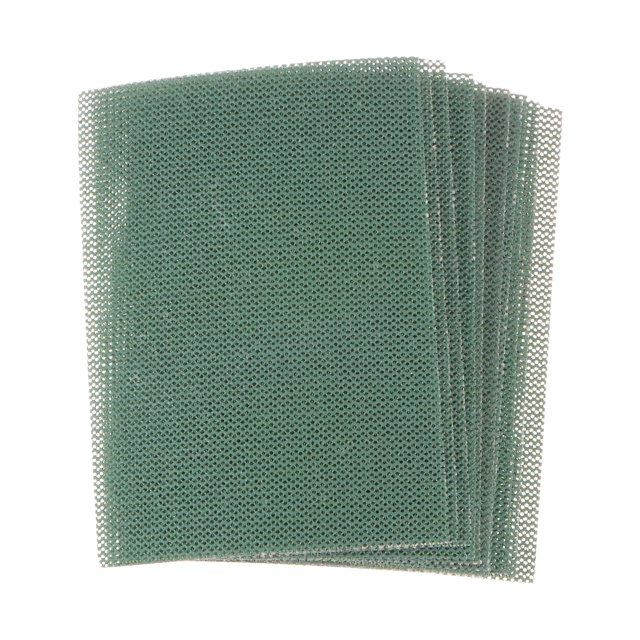 Unique Bargains 10pcs 180 Grits Mesh Sanding Screen Sheets 3' x 4' Wet or Dry Sandpaper Pads for Wood Metal Automotive