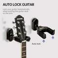 thumbnail image 3 of AODSK Guitar Wall Mount Hanger AS-AT Auto Lock for Acoustic and Electric Guitars, 3 Pack, 3.94" x 7.28" x 4.13", 3 of 6