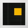 thumbnail image 1 of Vangindertael (laGrange), Luc 20x20 White Modern Wood Framed Museum Art Print Titled - Yellow square, 1 of 4